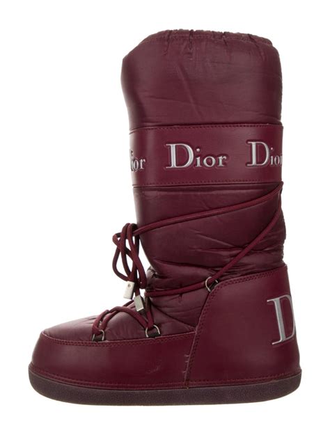 dior red snow boots|christian dior boots price.